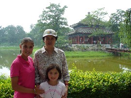 Judy and her granddaughters