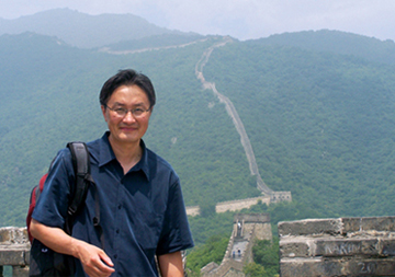 David at the Great Wall